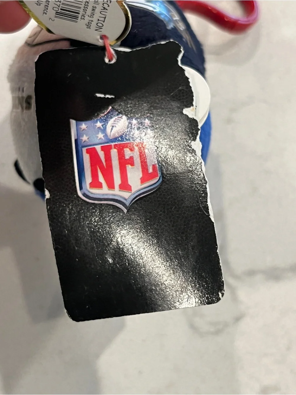 Ty Beanie Ballz Baltimore Ravens Plush Clip Keychain.